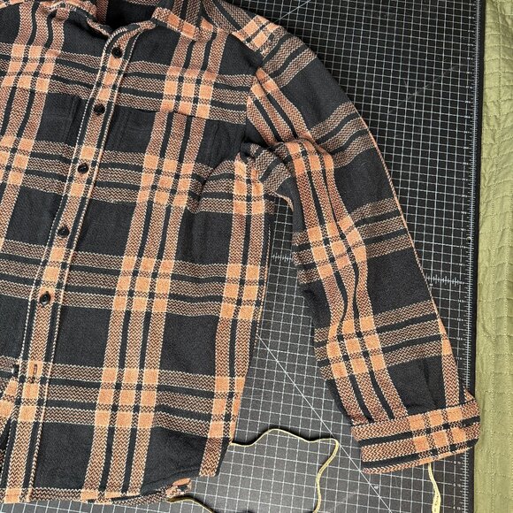 Indi + Ash LS Ames Workshirt - Iron Big Plaid - Size 4 Large - Picture 4 of 14